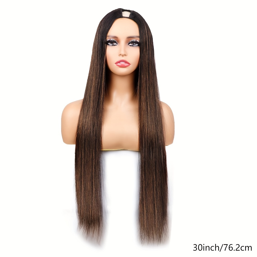 150 Density Glueless fb30 Ombre V Part Wigs Human Hair Temu