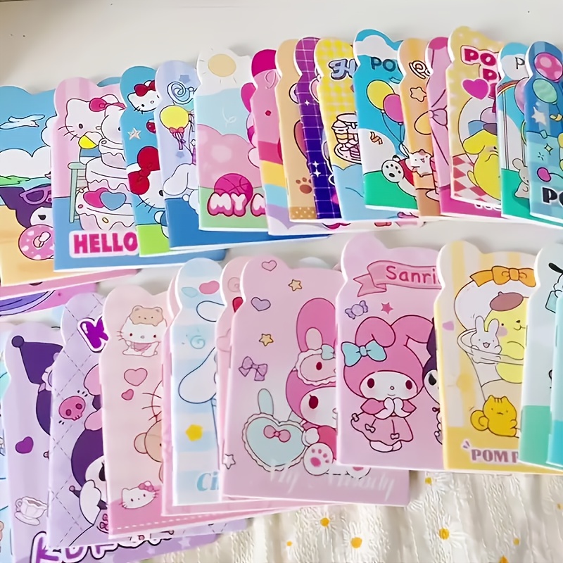E-shop 10 Stück Hello Kitty Melody Niedliches Cartoon Notizbuch Memo Buch Hausaufgabenheft Kleines Notizbuch Cartoon-Stil Preis Dünnes Notizbuch Süßes