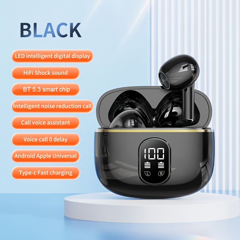 True Wireless Bluetooth 5.4 Earbuds, In-ear Enc Noise Cancelling Headphones With Real- Translation, Earphones For Sports, Running, Gym & Travel