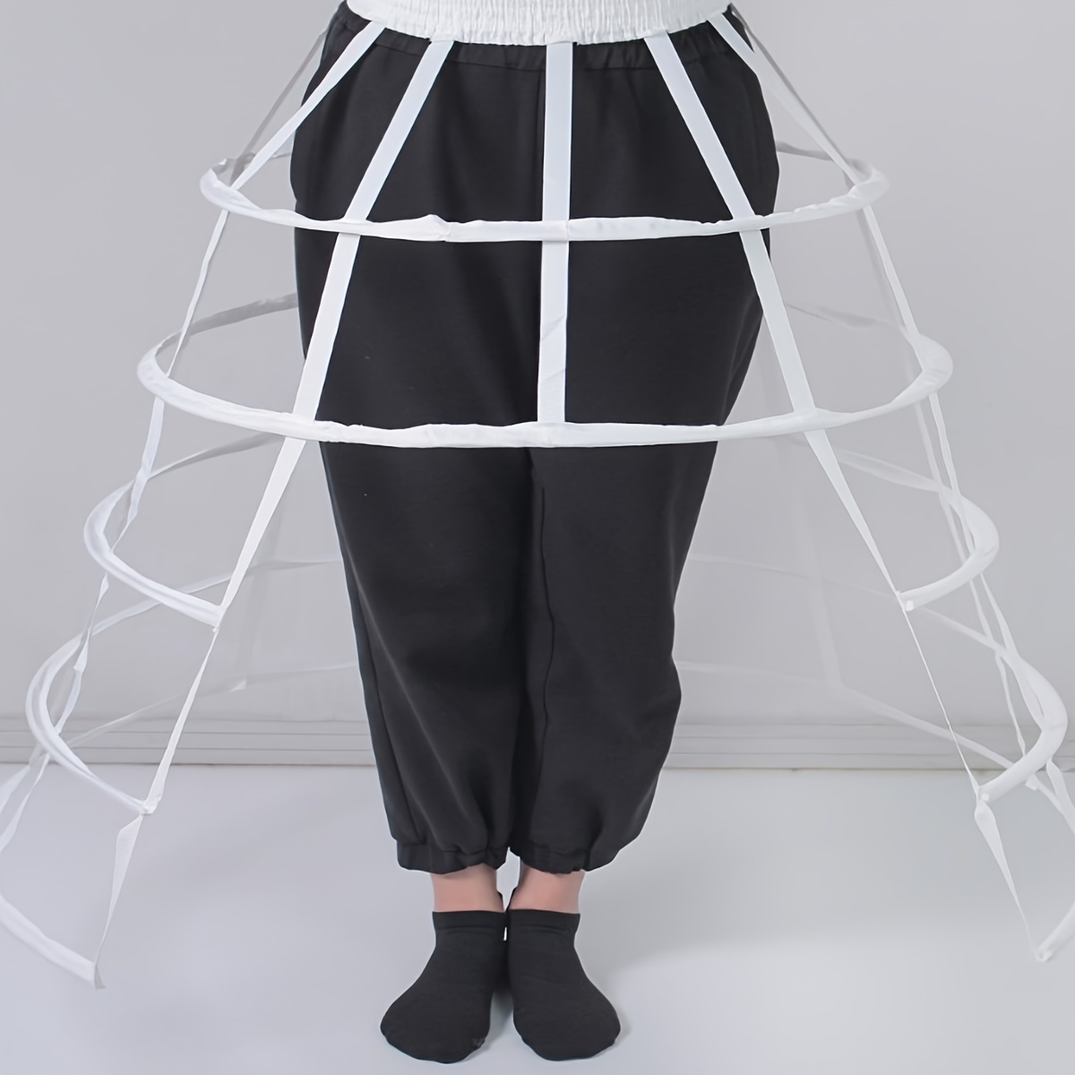 1pc petticoat victorian bustle cages hoop skirt cage skirt for women