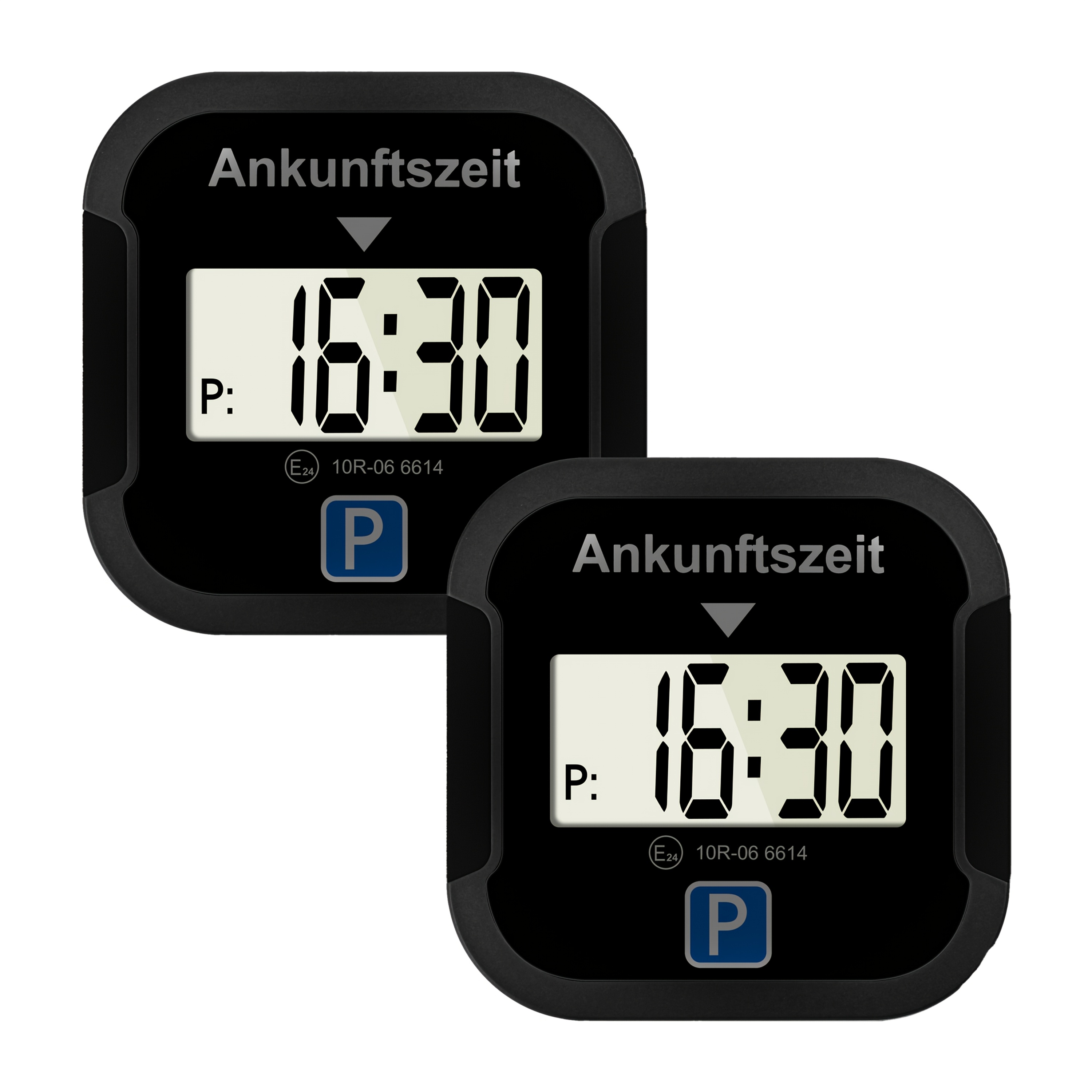 1pc/2pcs Square Electronic Parking Disc | Automatic Electric Parking Disc | Timer With Display | Small Size, Big Function | Suitable For Holiday Gifts