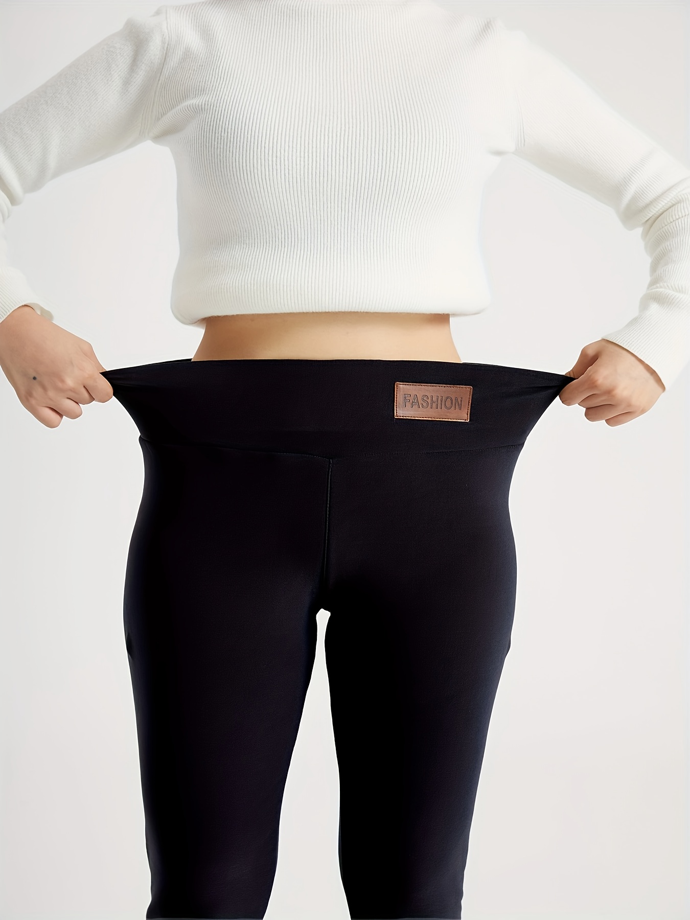 fashionable   womens high waisted leggings that are elastic and comfortable