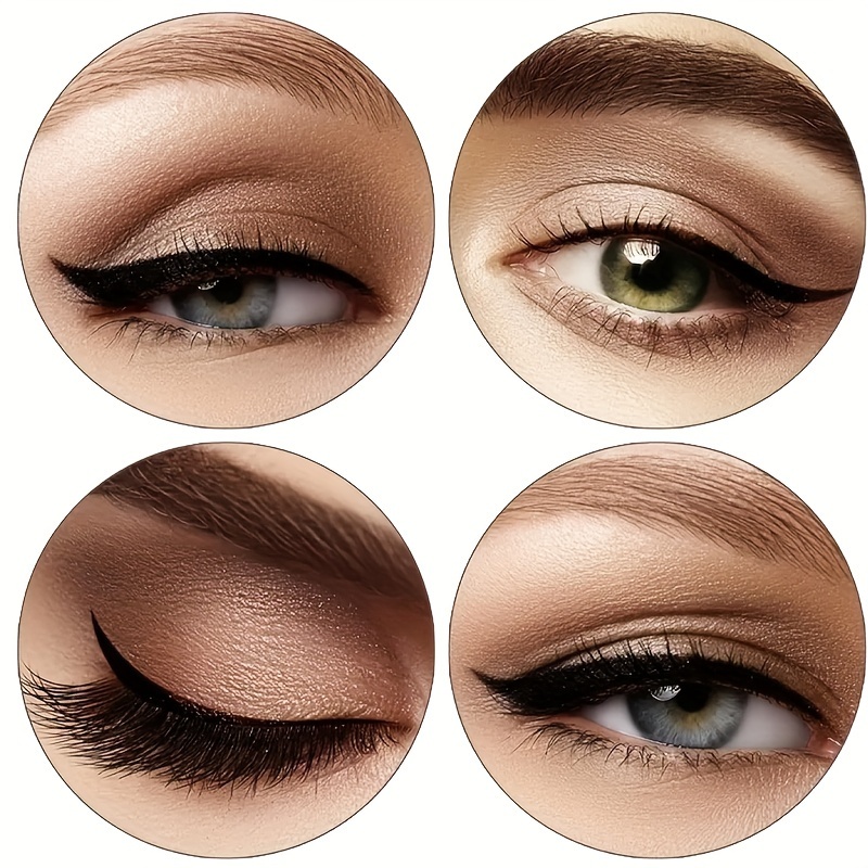 4pcs Eyeliner Stencils for Cat Eye Wing & Smoky Eyeshadow Applicator