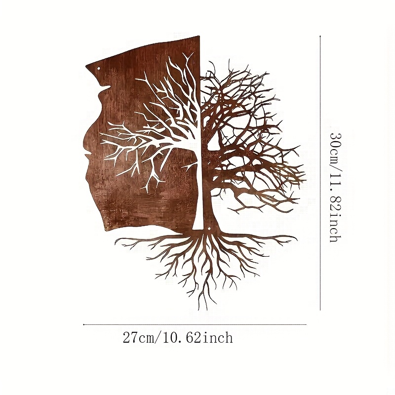 An Original Metal Rusty Of Life Wall Art - , Wall Hanging, Versatile Indoor And Outdoor Decoration