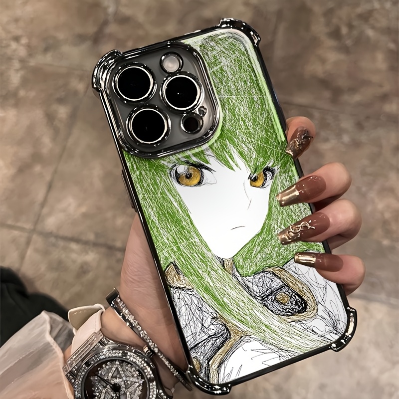 TEMU Розкішний чохол для телефону Manga Codes G-Geass , підходить для iPhone 17 16e 16 15 14 13 12 11 Mini Pro Max XR XSMAX 8 7 Plus, протиударний