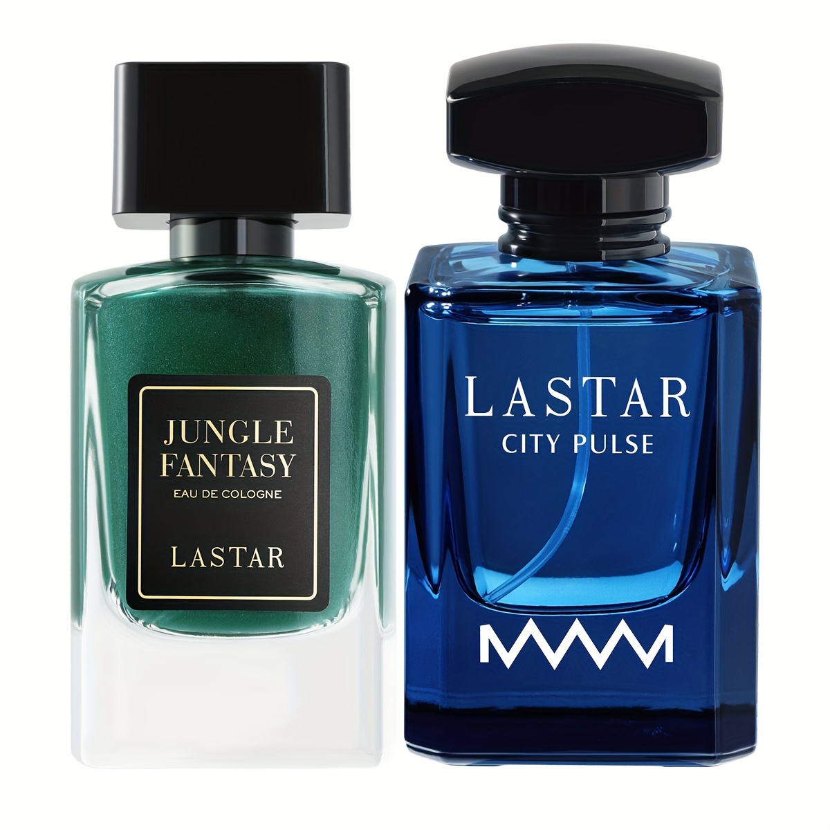 Lastar Men's Eau De Toilette Set, Jungle + Urban , Marine And Floral Fragrance, Amber Scent, Men's Dating, Office, Outdoor Perfume, Surprise Gift For Men