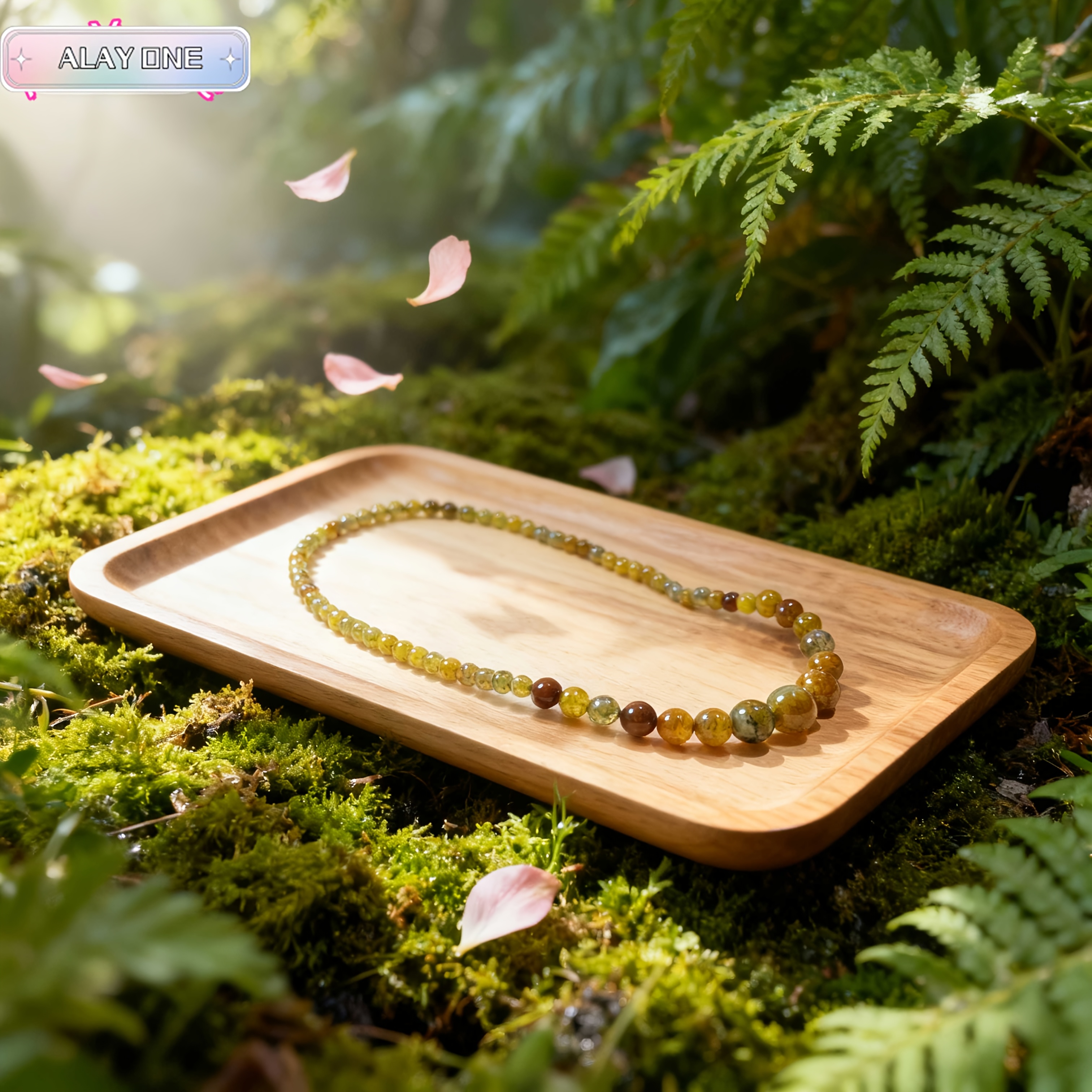 Women's Natural Dragon Vein Agate Raw Stone Collarbone Necklace