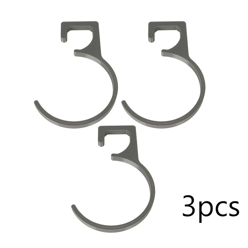 3pcs Tent Support Pole Hooks For Air Pump - Easily Install On Support Poles, Suitable For Outdoor Camping Tent Setup, Utility Hooks