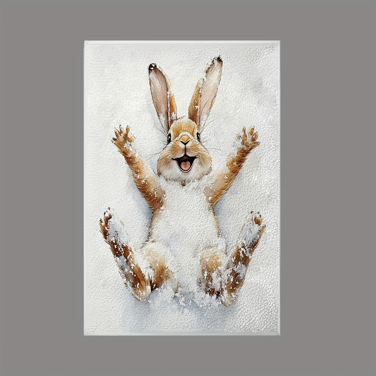 TEMU Cleaning Cloth 1pc Kitchen Towel, Pattern, A Gift For For Easter, A Sweet Housewarming Present, Highly Absorbent Cloth, Kitchen Dish Towel,