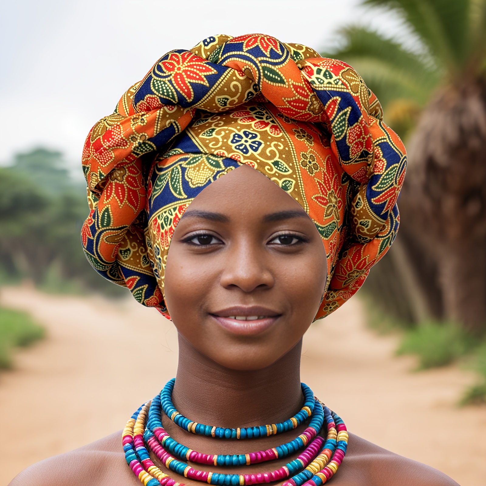 Turban Cap Elastic Turban Women's Elastic Polyester Turban Hat