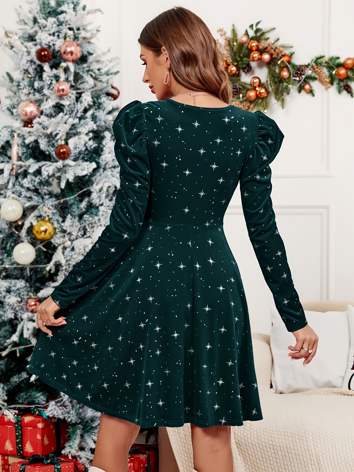christmas design dress Mariella red girl dress for Christmas