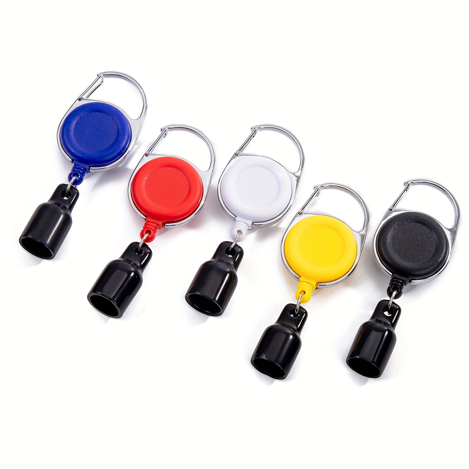 Clip Retráctil para Encendedores con   de Plástico   de Tamaño Pequeño (17mm) para Encendedores, Bolígrafos, Lápices Labiales y Más