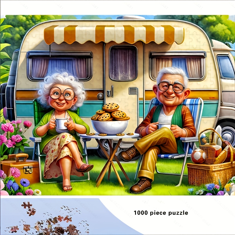 puzzles 1000 sold on Temu Canada