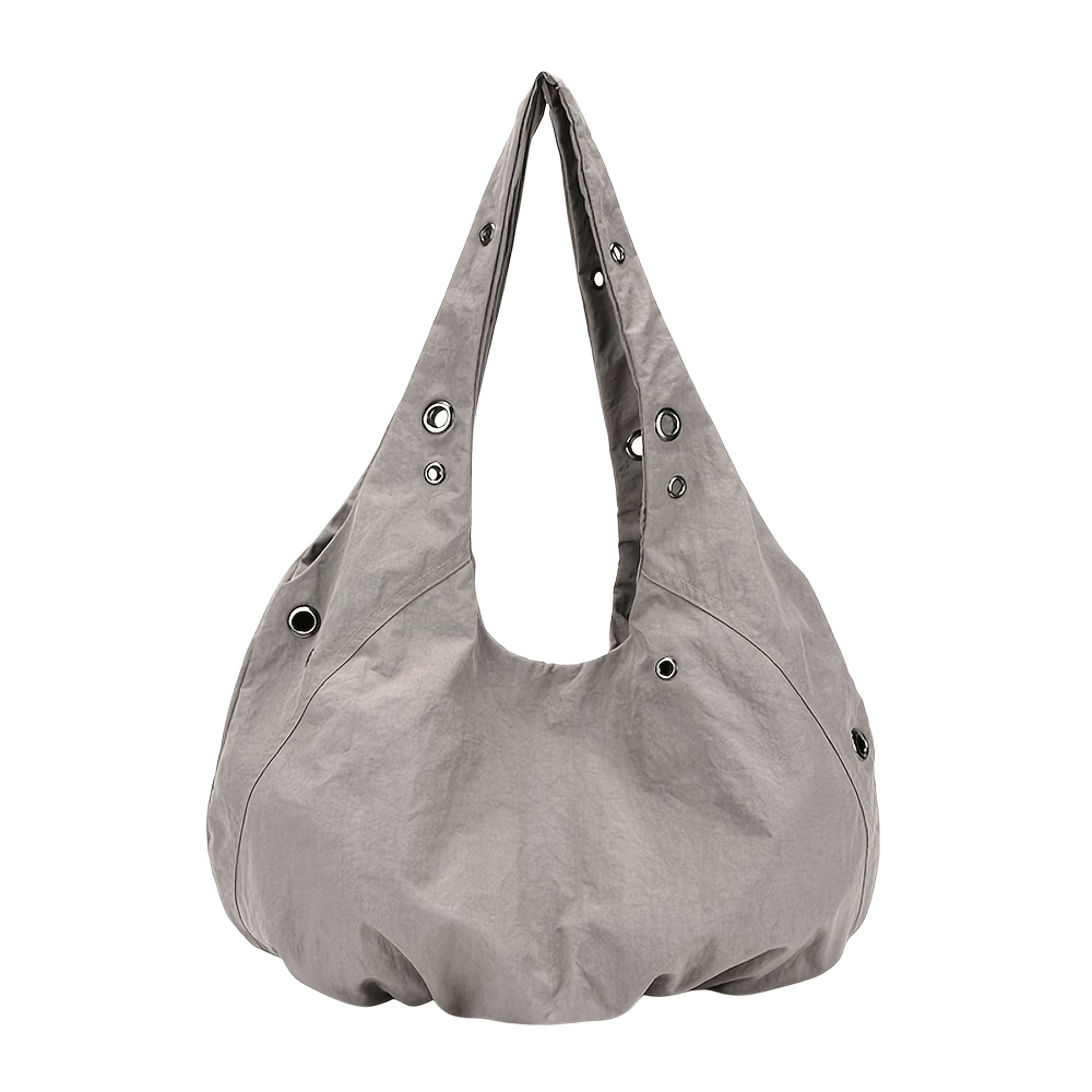 TEMU 's Shoulder Bag, Suitable For Casual Use And Commuting. Made From Durable Nylon, It Features A Yet Lightweight Design, Ideal For Travel, Leisure