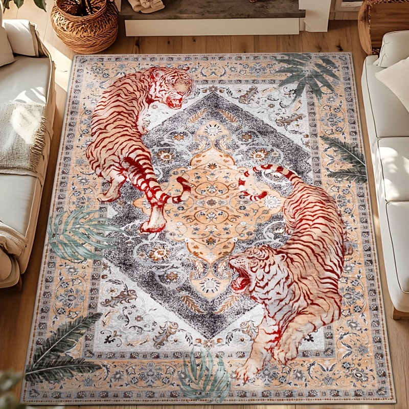 tiger carpet sold on Temu United States