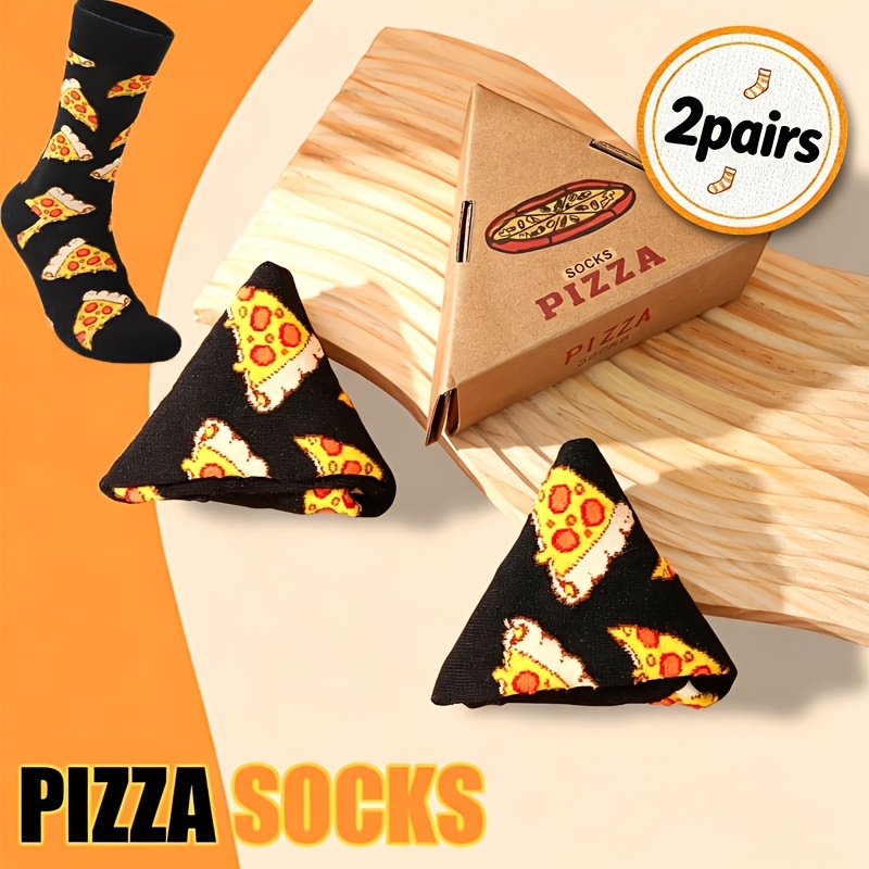 TEMU 2 Paires de Chaussettes Style Unisexe Tendance Mode Assortiment Tendance - Chaussettes