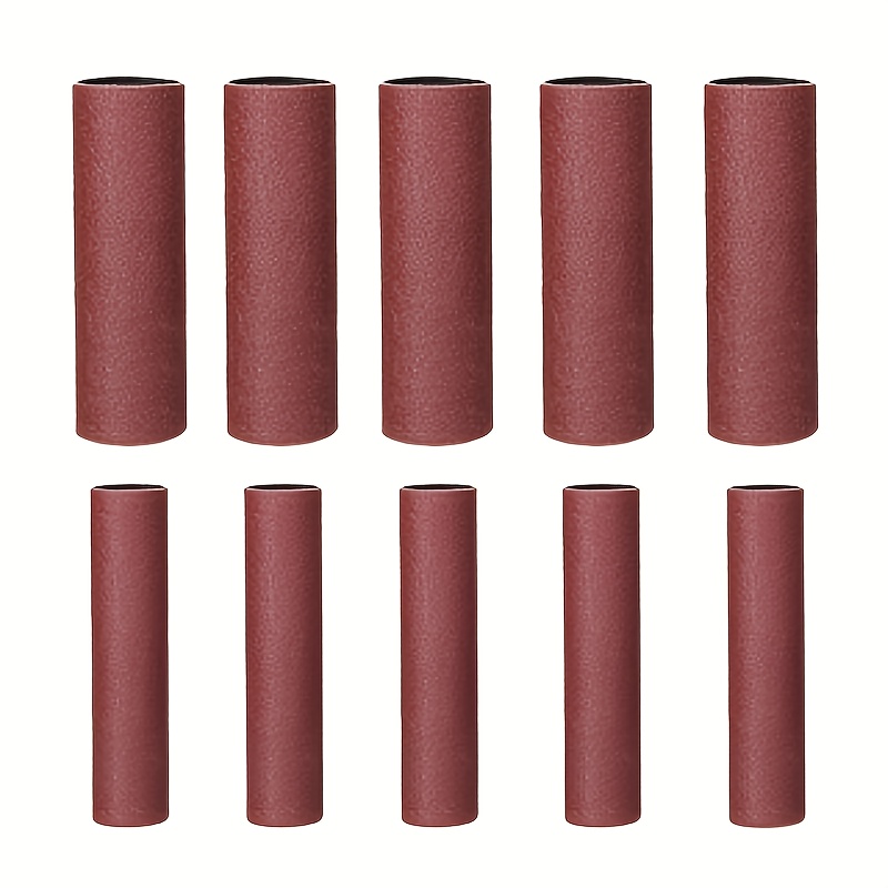 TEMU 10pcs Sanding Belt Set, Suitable For Wood Carving, Metal Grinding, And Plastic Polishing. Removes Burrs, Leaving Surfaces Smooth And Flawless,