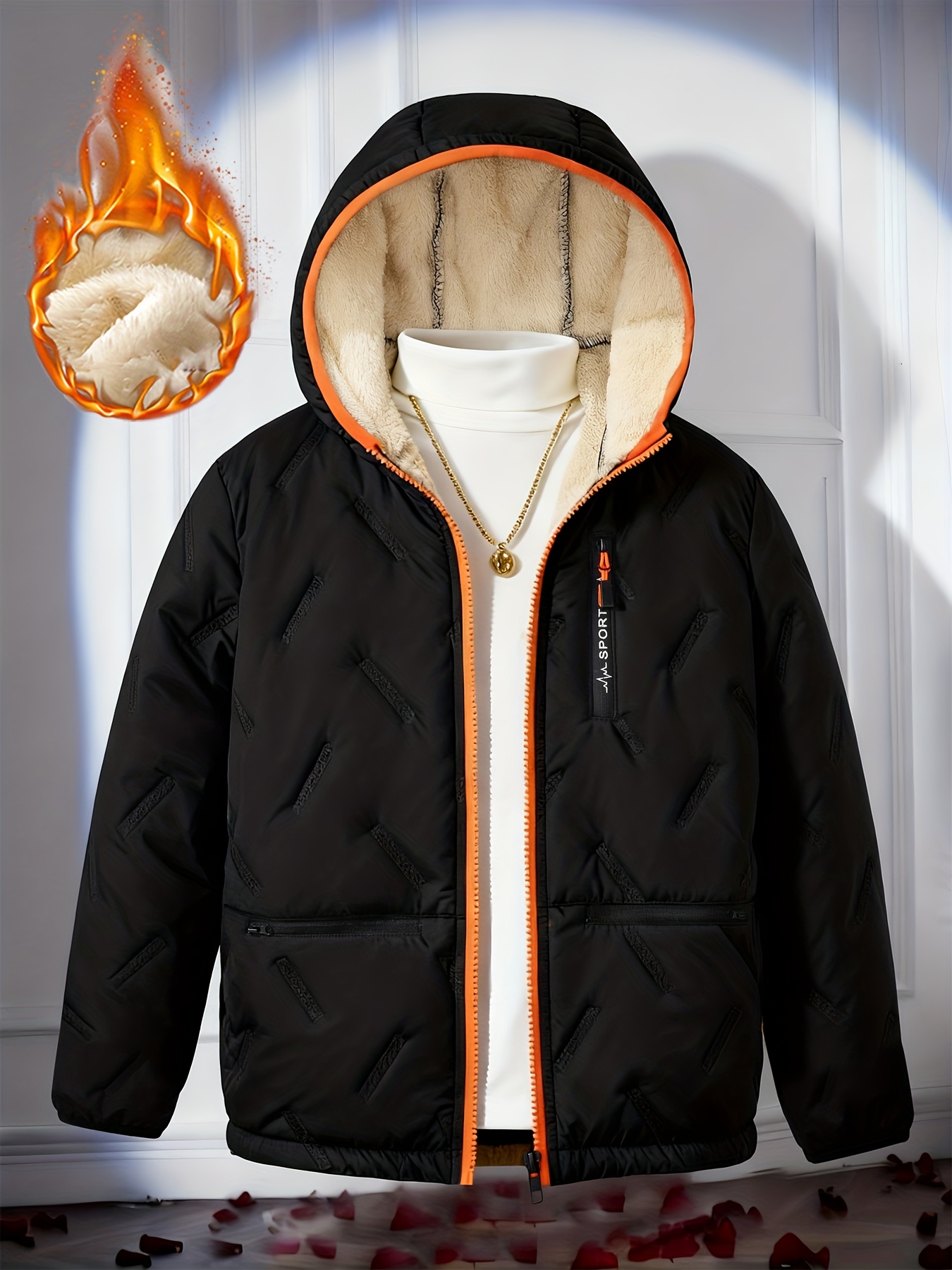 Chaqueta Sudadera con Capucha Otoño e Invierno