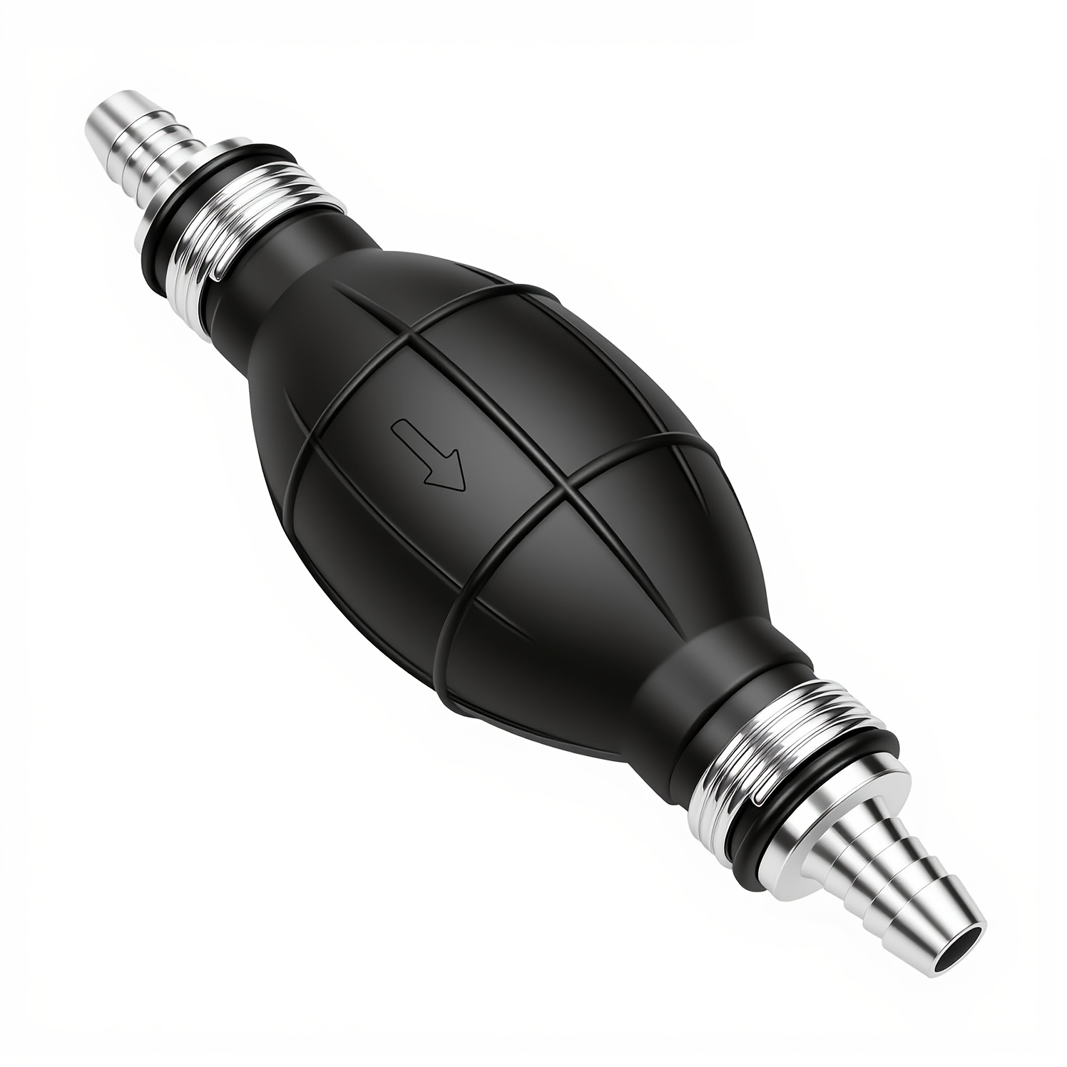 TEMU 1pc 10mm Manual Fuel Line Hand Start Ball, Vacuum Fuel Transfer Pump Accessory, Fits Vehicles Without Anti-theft Filter Net, Boats, Motorcycles,