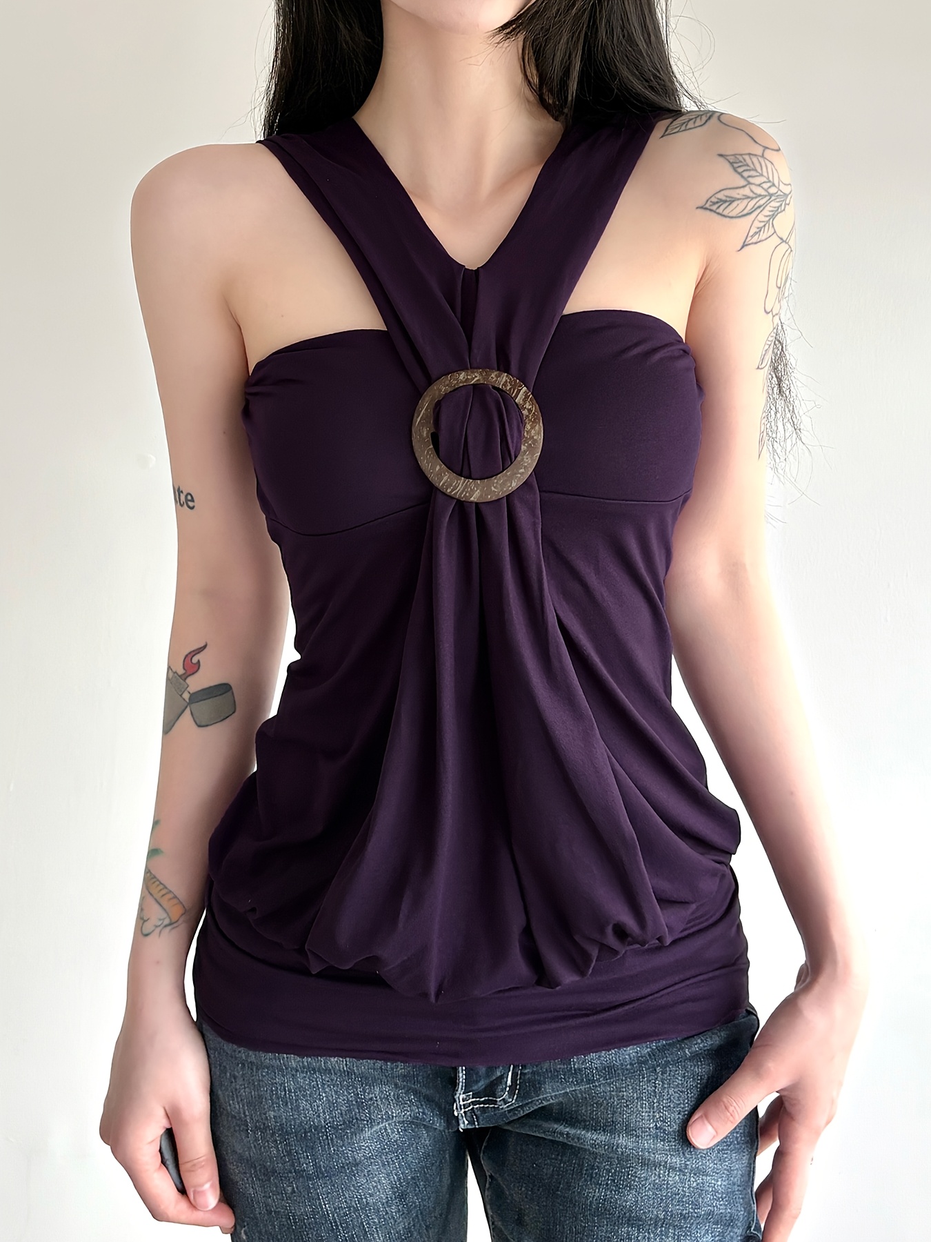 purple top sold on Temu Canada