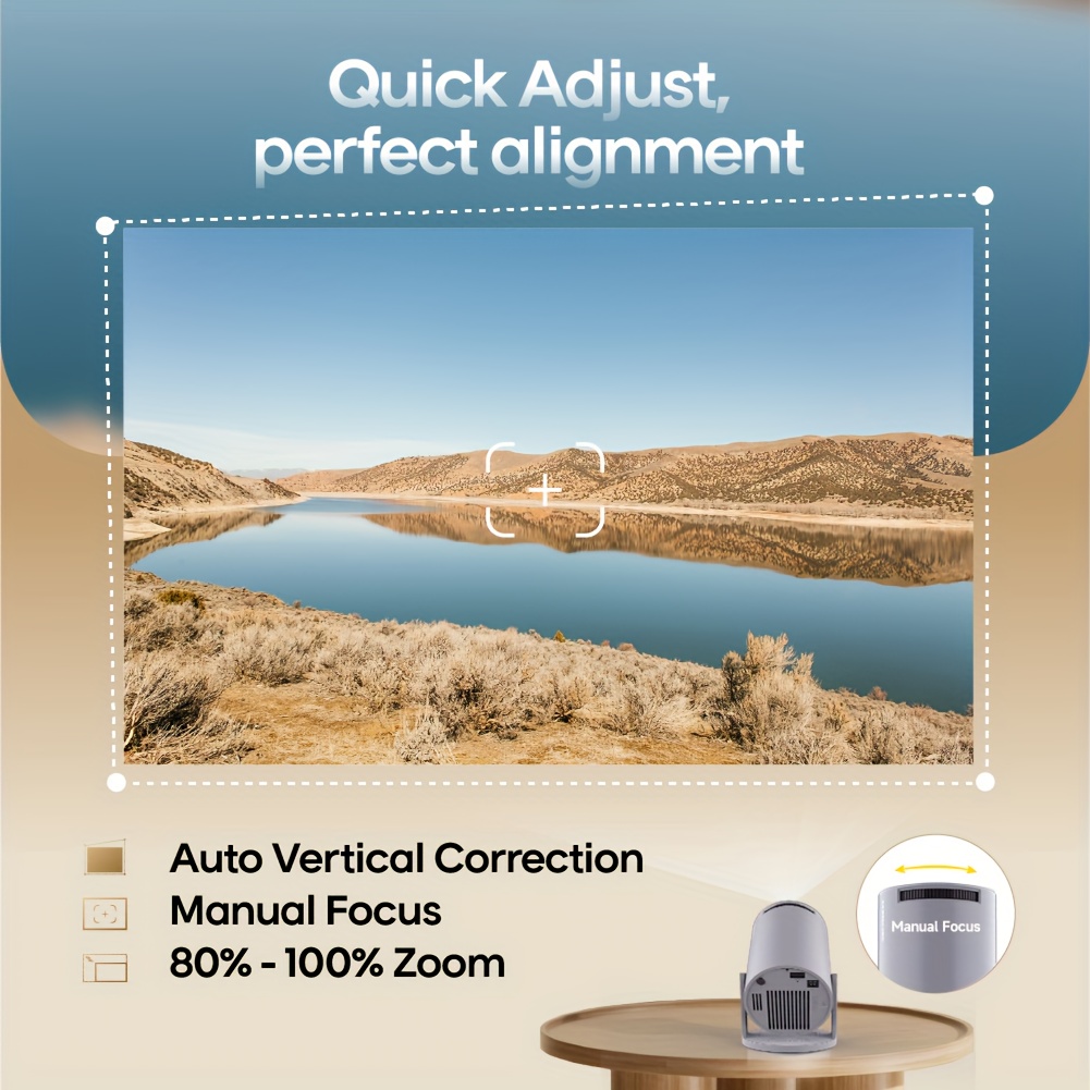 Magcubic Projector Hy300Pro Native 720P Android 11 Dual Wifi6 Built in APP Store 260 ANSI EU Plug Allwinner H713 Wireless5.0 Home Cinema Projector