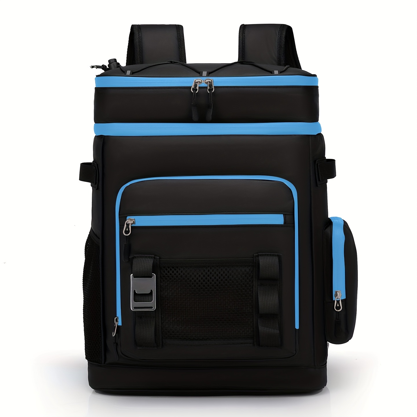 TEMU New Insulated Cold Pack Leak-proof Dual-shoulder Backpack For Travel, Outdoors, Camping, Picnics With Large Capacity (non-food Contact)