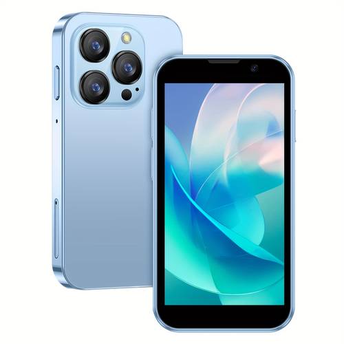 unlocked 3 0 mini smartphone core android 9 0 phone with 2gb 16gb storage 5mp camera touchscreen compact portable cell phone for students seniors creative holiday birthday gifts blue student phone gift phone sleek phone facial recognition phone