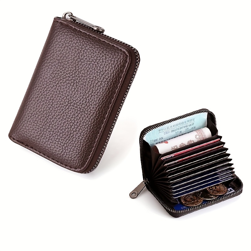 new mens mini wallet card holder id case coin purse easy portable change bag