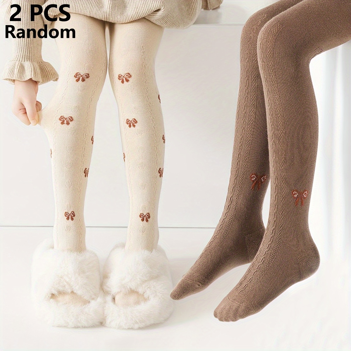 pack girls knit tights polyester 50 spandex 20 polyamide Temu