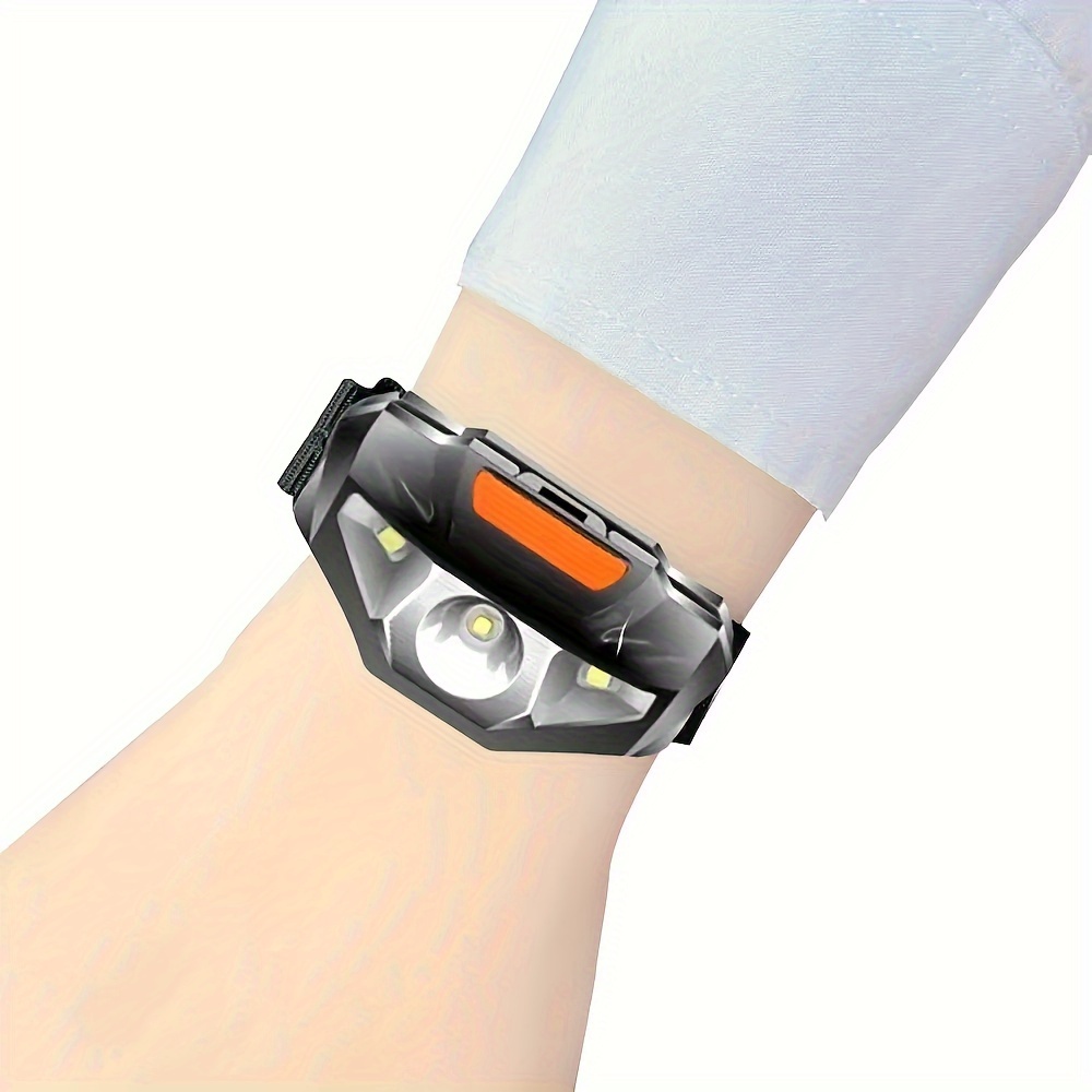 

Portable Lamp For Night Cycling Running Fishing, Led Wrist Light Flashlight, Aa Battery Operated