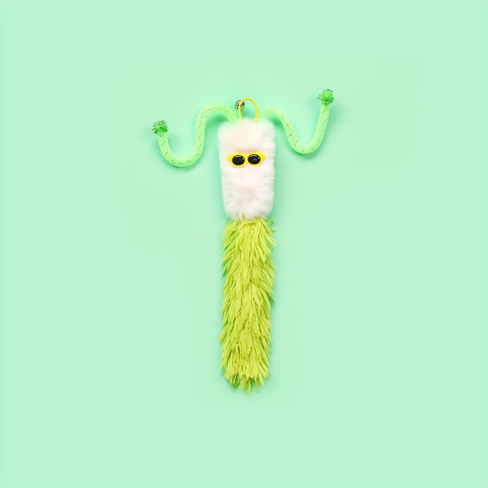 TEMU Interactive Cat Toys, Quirky Pet Engagement Tools, Natural Kicking Devices, Bite-resistant, Fluffy Cat Playthings, Without Battery