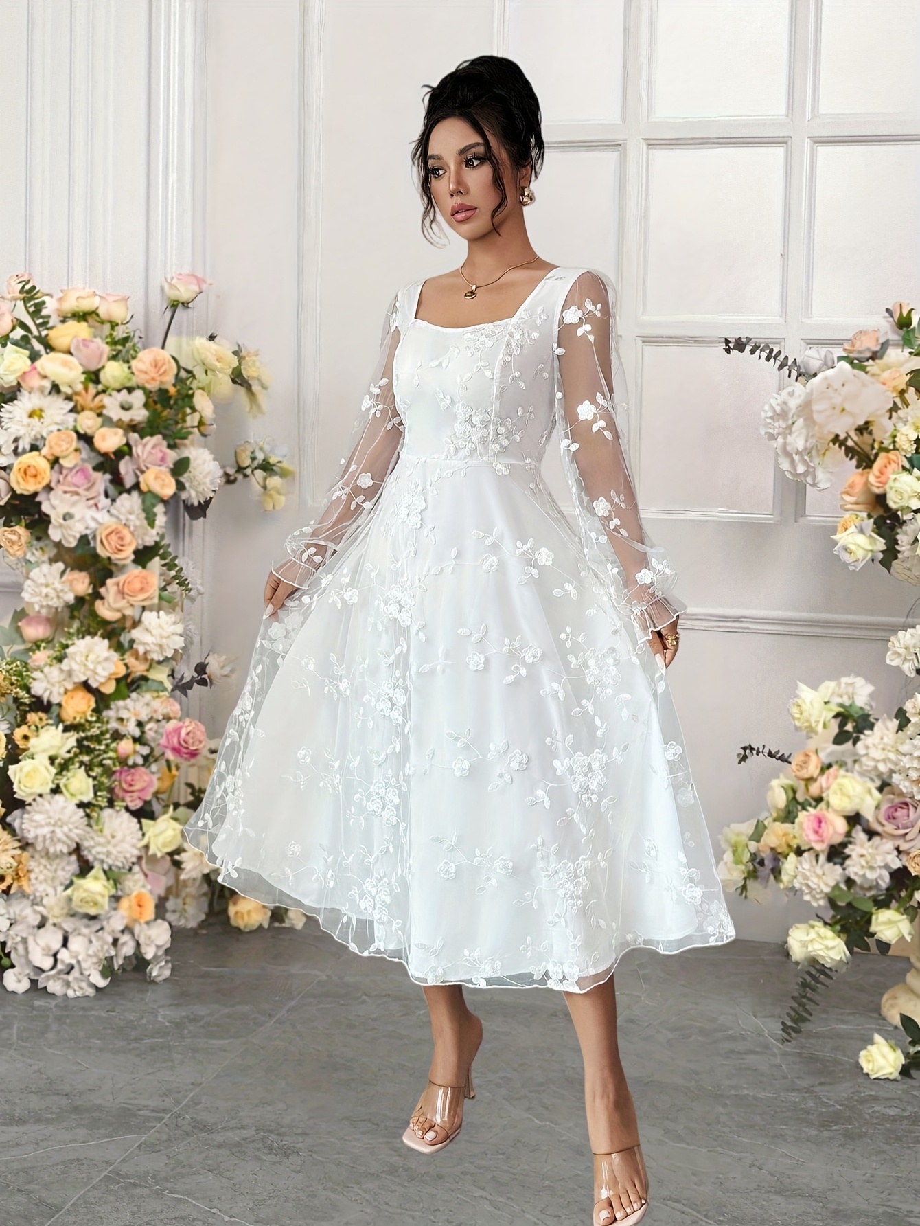 princess polly baby blue dress This wedding is absolute PERFECTION! 🤍✨ PS main image 0