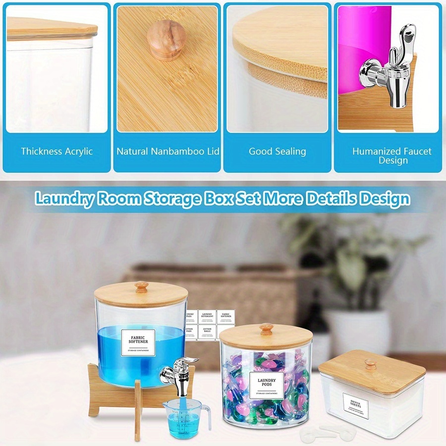 3 stck flssigwaschmittel spender wscheraum organizer - Temu Austria