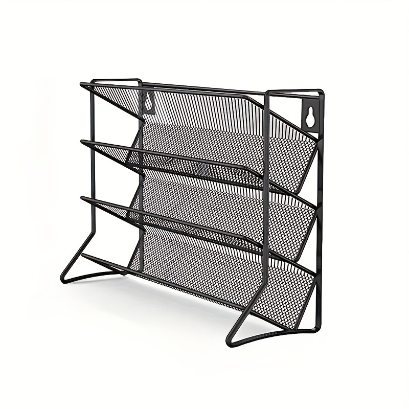 TEMU 4-tier Metal Spice Rack Organizer For Kitchen Countertop - Durable Multi-level Storage Solution For Seasonal Jars, Colorful And Space-saving