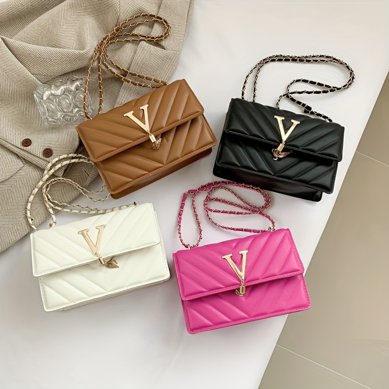 

Women's Fashion Shoulder Crossbody Bag, Solid Color, Korean Style, Tassel Decor Versatile Everyday Crossbody Bag