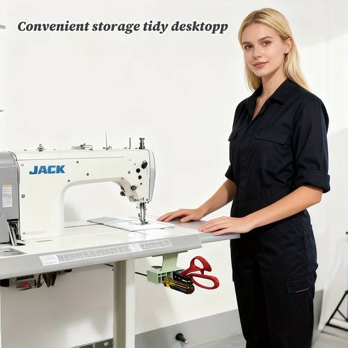 new duty sewing machine organizer multi functional storage rack with thickened scissor holder box for sewing additions rooms