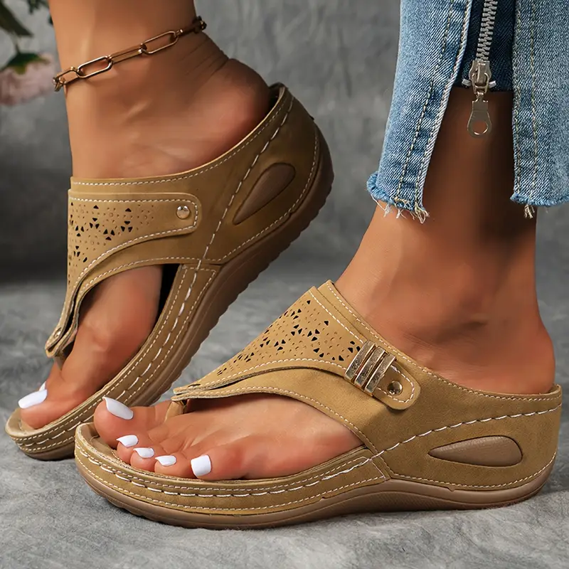 Ciabatte Uomo In Pelle - Sandali Estivi Comodi Per Spiaggia E Casa, Super Leggeri E Antiscivolo - Foto 12