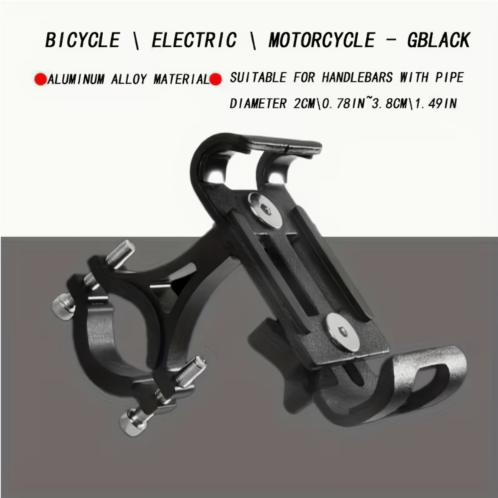 1pc aluminum alloy phone holder cycling navigation rotatable handlebars phone holder cycling equipment