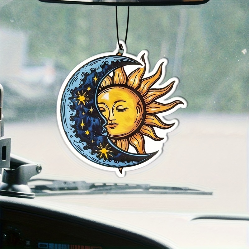 Sun and Moon Car Charm