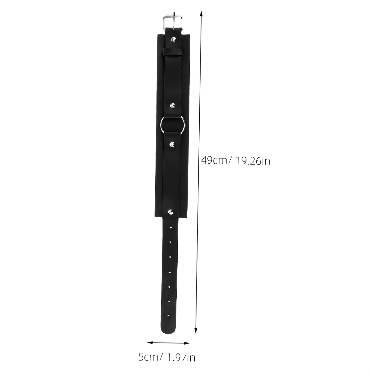 Men's Armband Straps 1pc, Men's Sexy Polyurethane Leather Arm Rings, Men's Leather Arm Band Full-body Belts, Punk Adjustable Straps For Nightclub, Club, Costume, Role-playing, And Party Attire.
