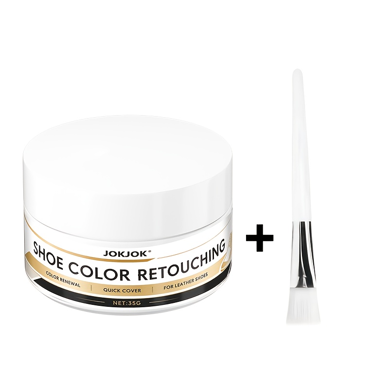 TEMU White Leather Repair Kit For Shoes, Bags, And Furniture Professional Scratch And Tear Repair | Uv Restoration Paste