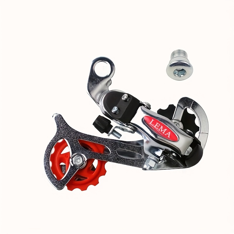 Rear Derailleur For Mountain And Road Bikes, Compatible With 6/7/8 Speed And 18/ Systems, , Silver End