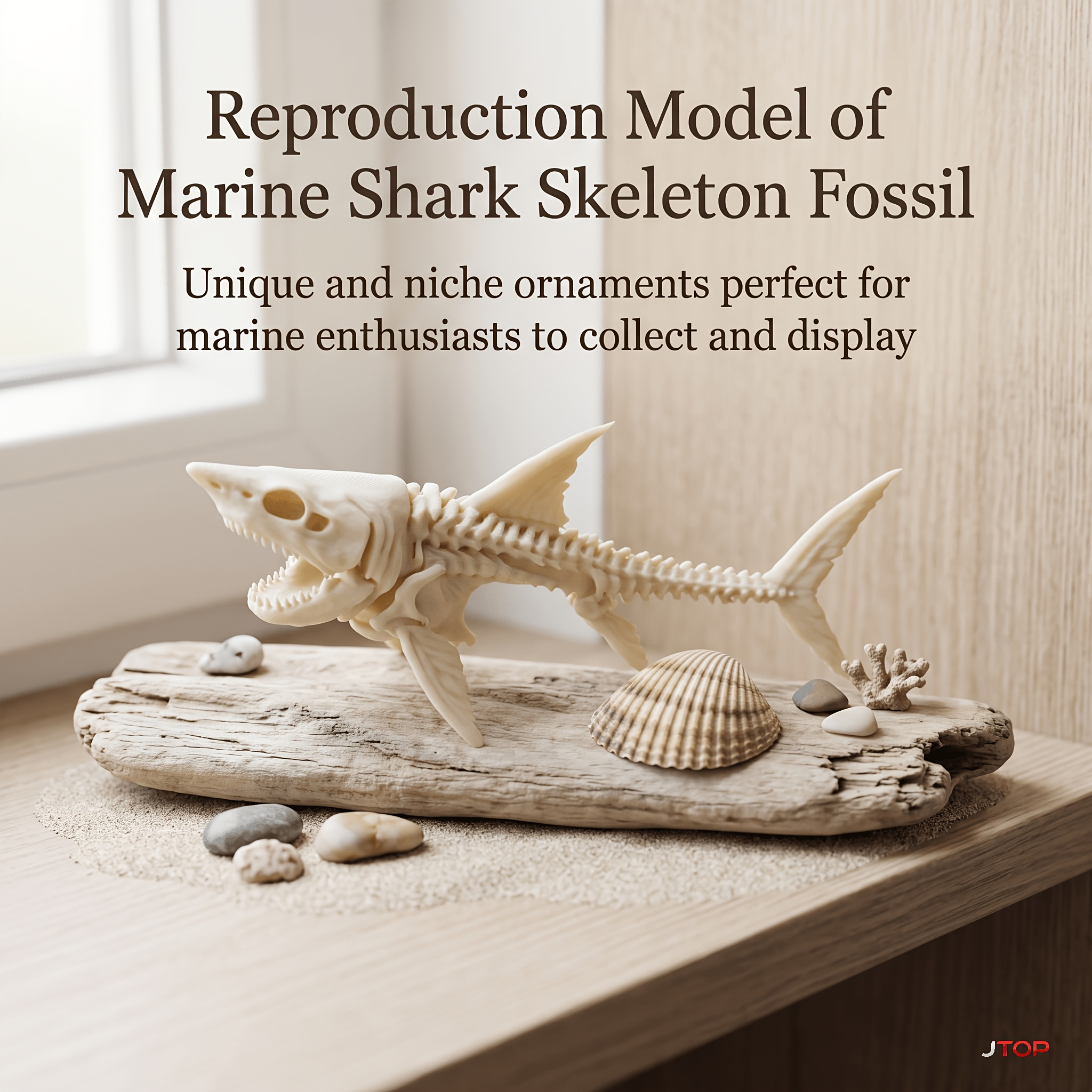 TEMU Sculpture artisanale complète de squelette de fond de mer, décoration de bureau, cadeau pour gamers, cadeau pour petit ami, cadeau de Noël,