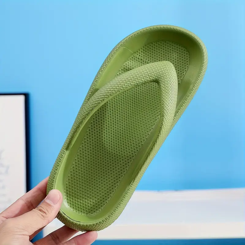 monochrome eva thong sandals minimalist style soft sole cushioned slippers indoor outdoor vacation indoor footwear opentoe sandals durable footwear Product details 2