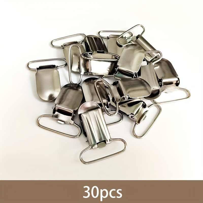 30pcs High-quality Suspender Clips, Bib Clips, Additions, Sofa Bed Sheet Fixing Clips, Strong Clips, Duckbill Clips, 2.5cm