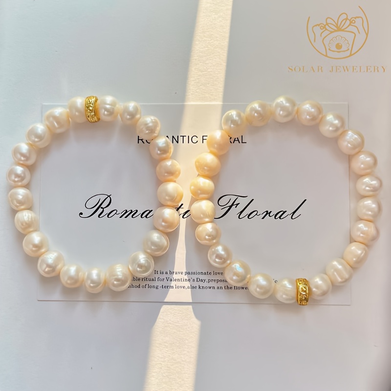 Sparkling Vintage Chinese Style Freshwater Pearls Bracelet