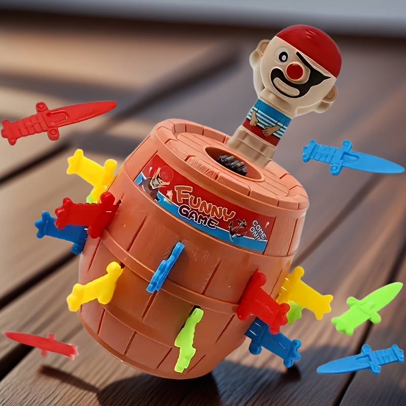 18 Peças De Brinquedos De Barril De Pirata, Figuras De Jogo Interativo Para Meninos E Meninas, Presentes De Festa De Aniversário, Escola, Halloween, Brinquedos Aleatórios De Cores