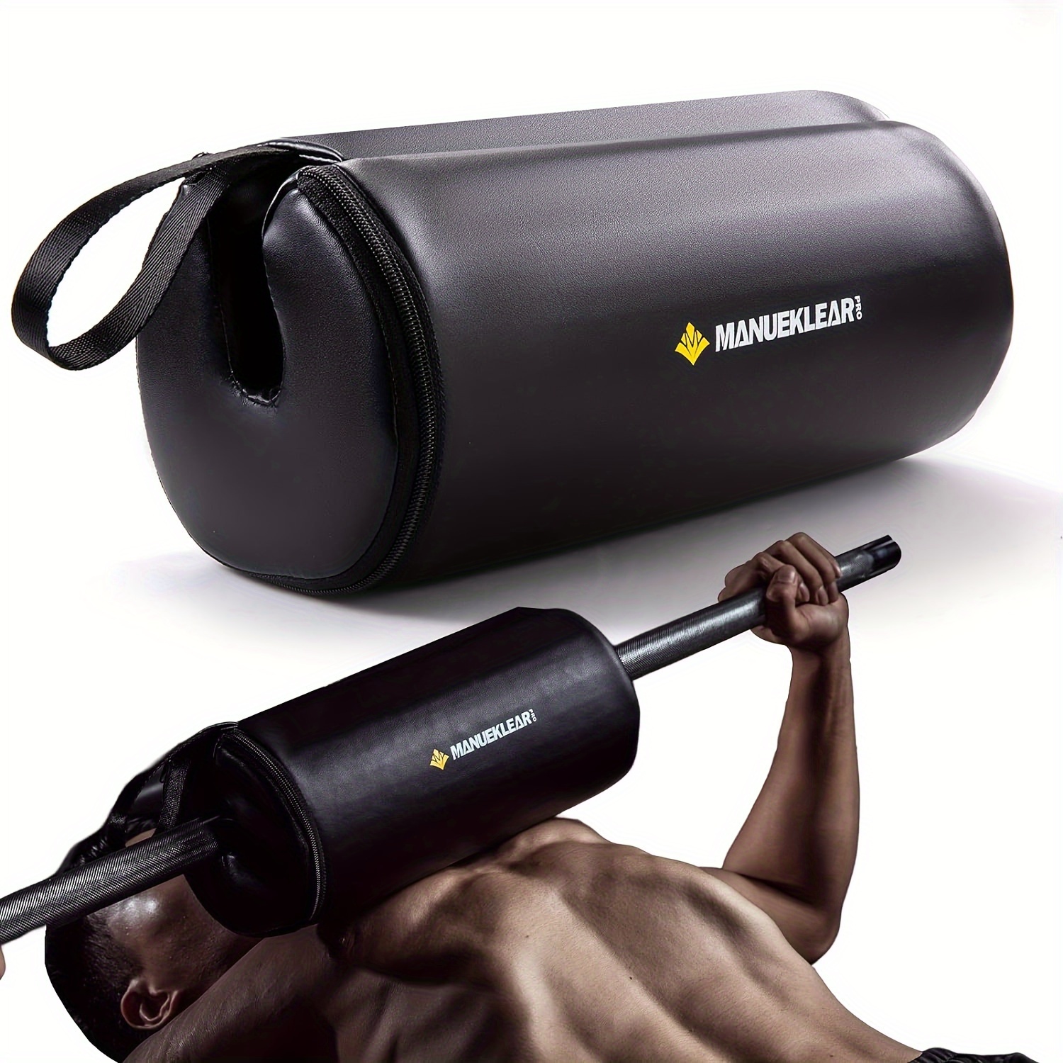 TEMU Barbell Schulterpolster, 3,5 Zoll dicke Barbell-Matten, Barbell-Zubehör, geeignet für Bankdrücken, Gewichtheben und Krafttraining.