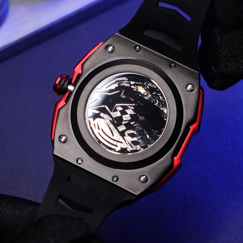 Automatic Quartz Glow-In-The-Dark Track Chronograph Watch