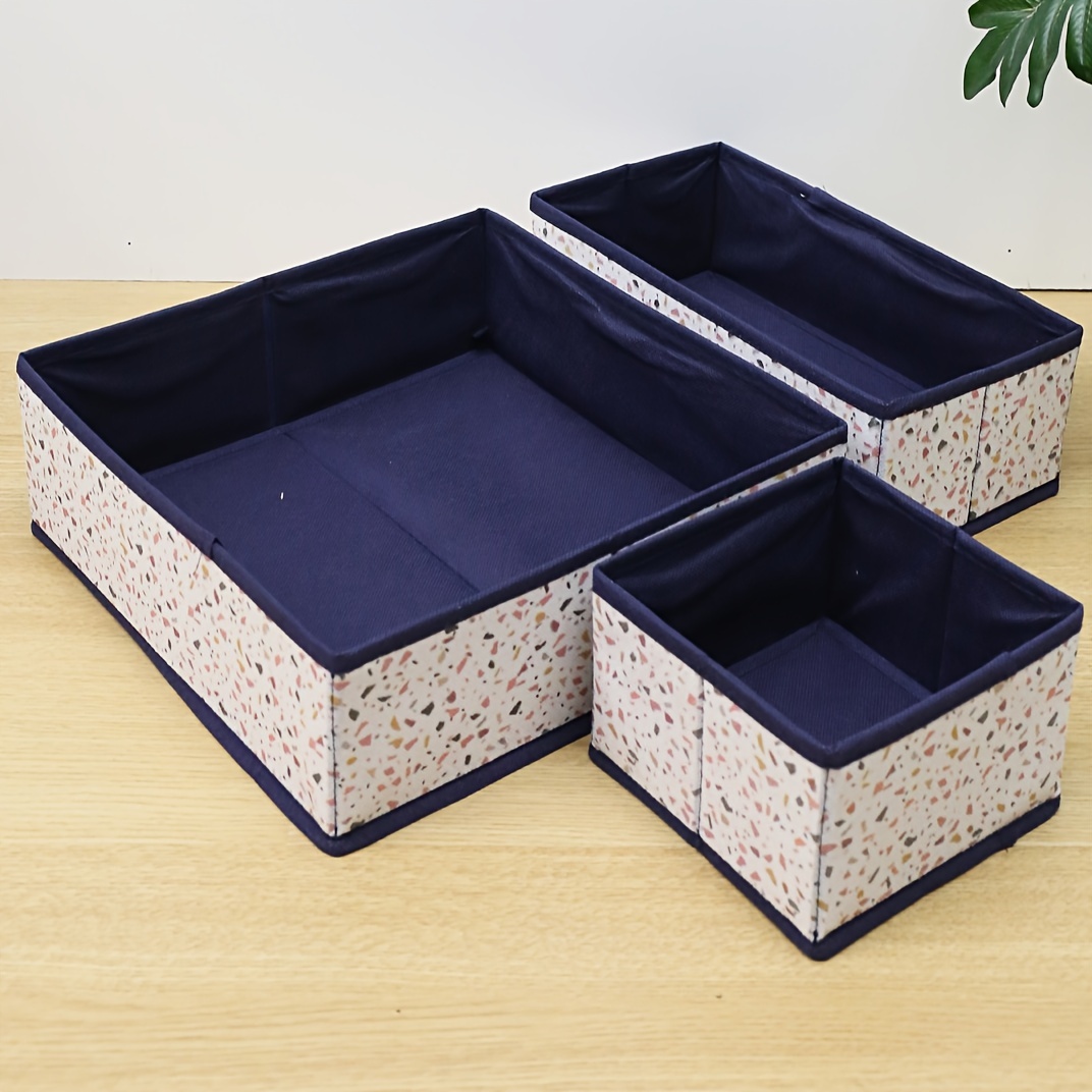 3pcs Bra & Panty Organizer, Underwear Drawer Storage Box, Closet Storage  Basket For Tie, Socks, Household Space Saving Storage Organizer Of Wardrobe